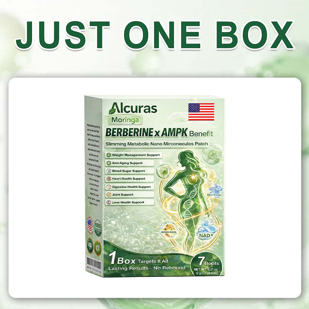 โจ๏ธAlcuras_Moringa ร Berberine ร AMPK 8-Benefit Slimming & Metabolic Nano Microneedle Patch ๐บ๐ธ Just once a day ยท Visible changes in 7 days โ
For obesity, loose skin, diabetes, sleep apnea, joint issues, and more