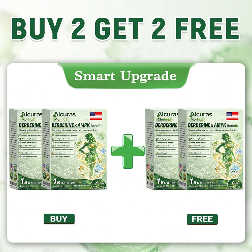 ✨️Alcuras_Moringa × Berberine × AMPK 8-Benefit Slimming & Metabolic Nano Microneedle Patch 🇺🇸  Just once a day · Visible changes in 7 days  ✅ For obesity, loose skin, diabetes, sleep apnea, joint issues, and more